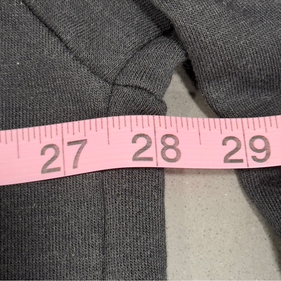 ADIDAS-CHANDAIL Hoodie Unisex Size 2XL Black Essentials Giant Logo Cotton Blend - Picture 12 of 13